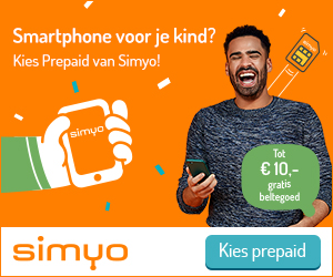 prepaid voor kinderen bij Simyo